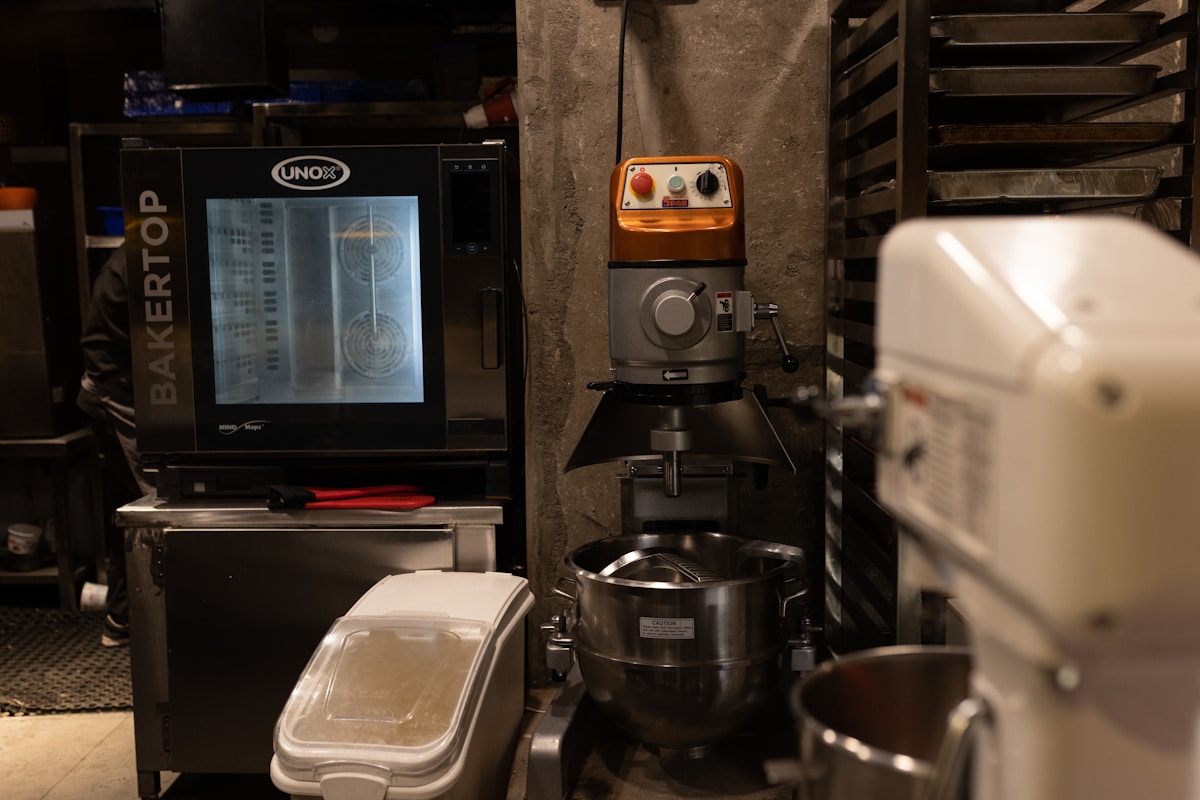 A machine with a screen