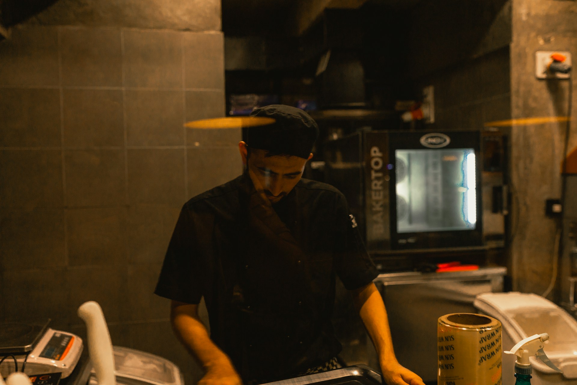 a man playing a piano