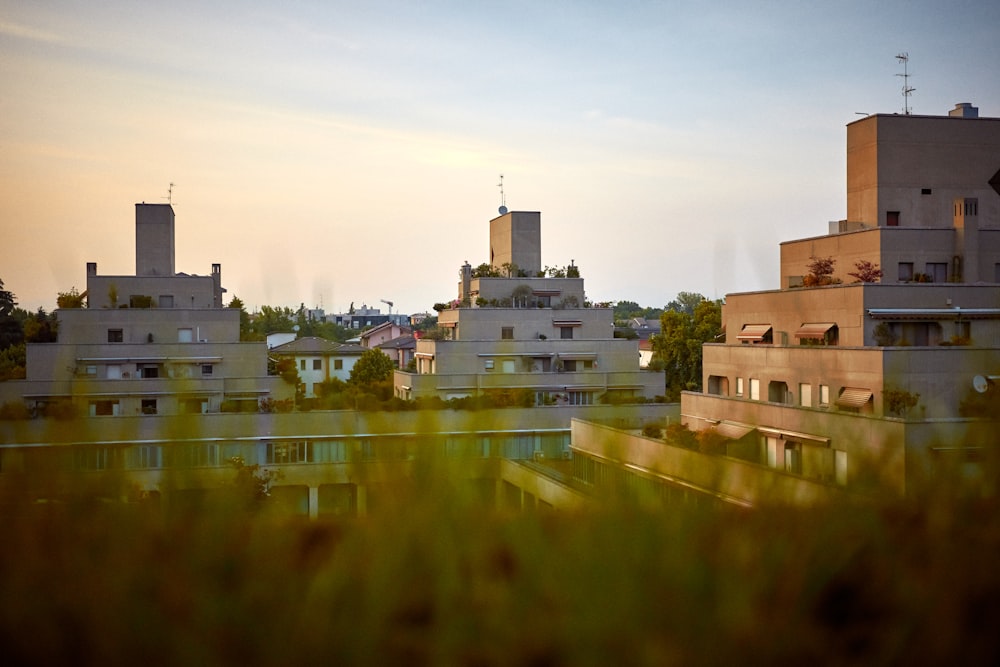 a body of water with buildings around it