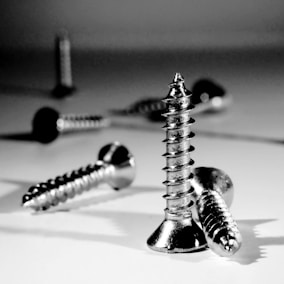 a group of metal objects