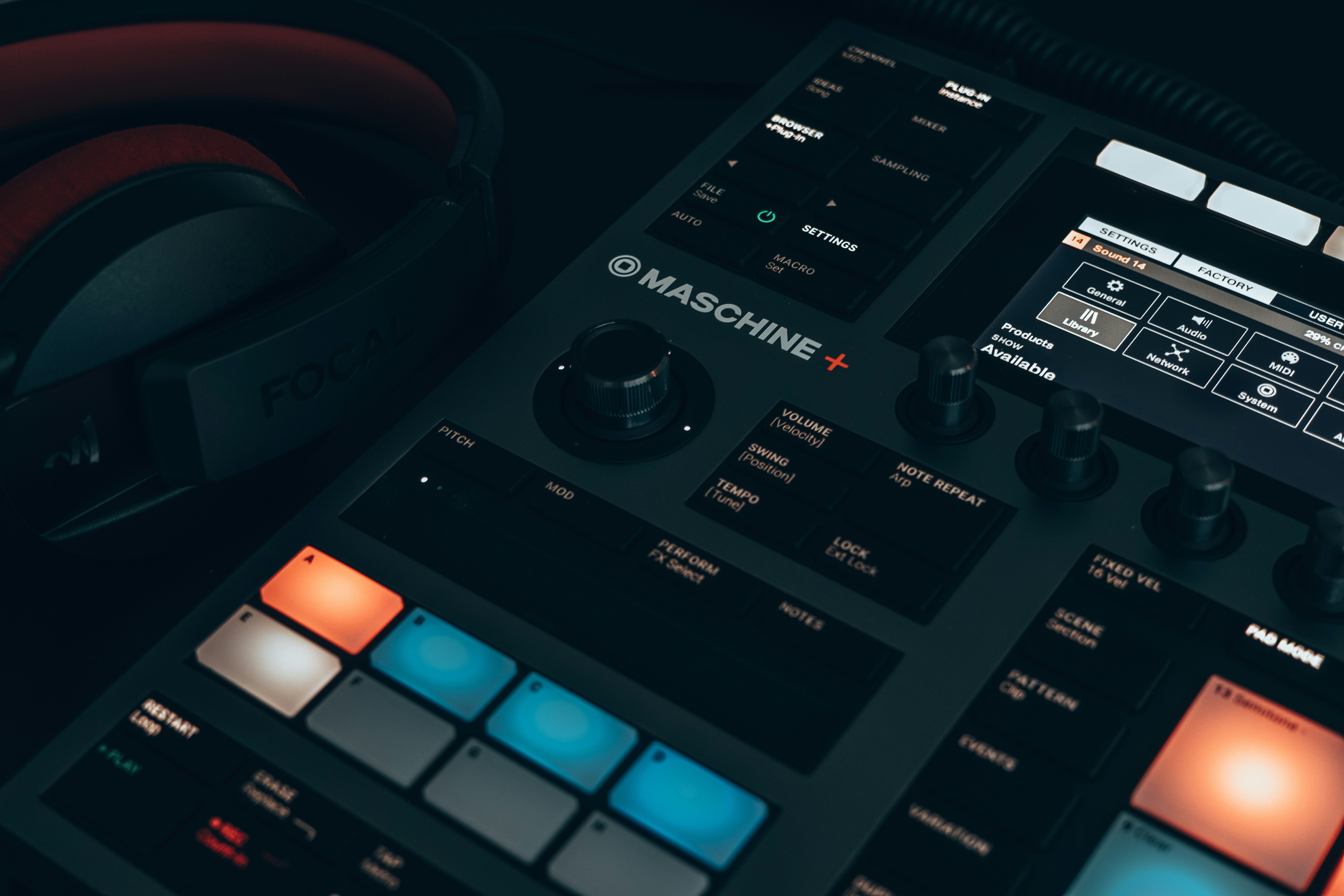 a close up of a car dashboard