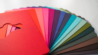 a group of colorful flags