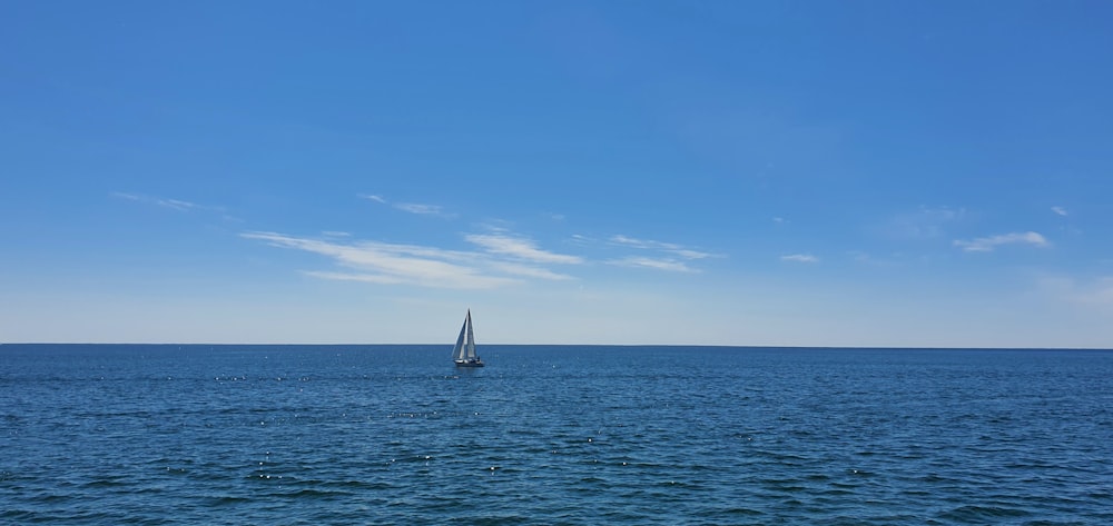 a sailboat on the water