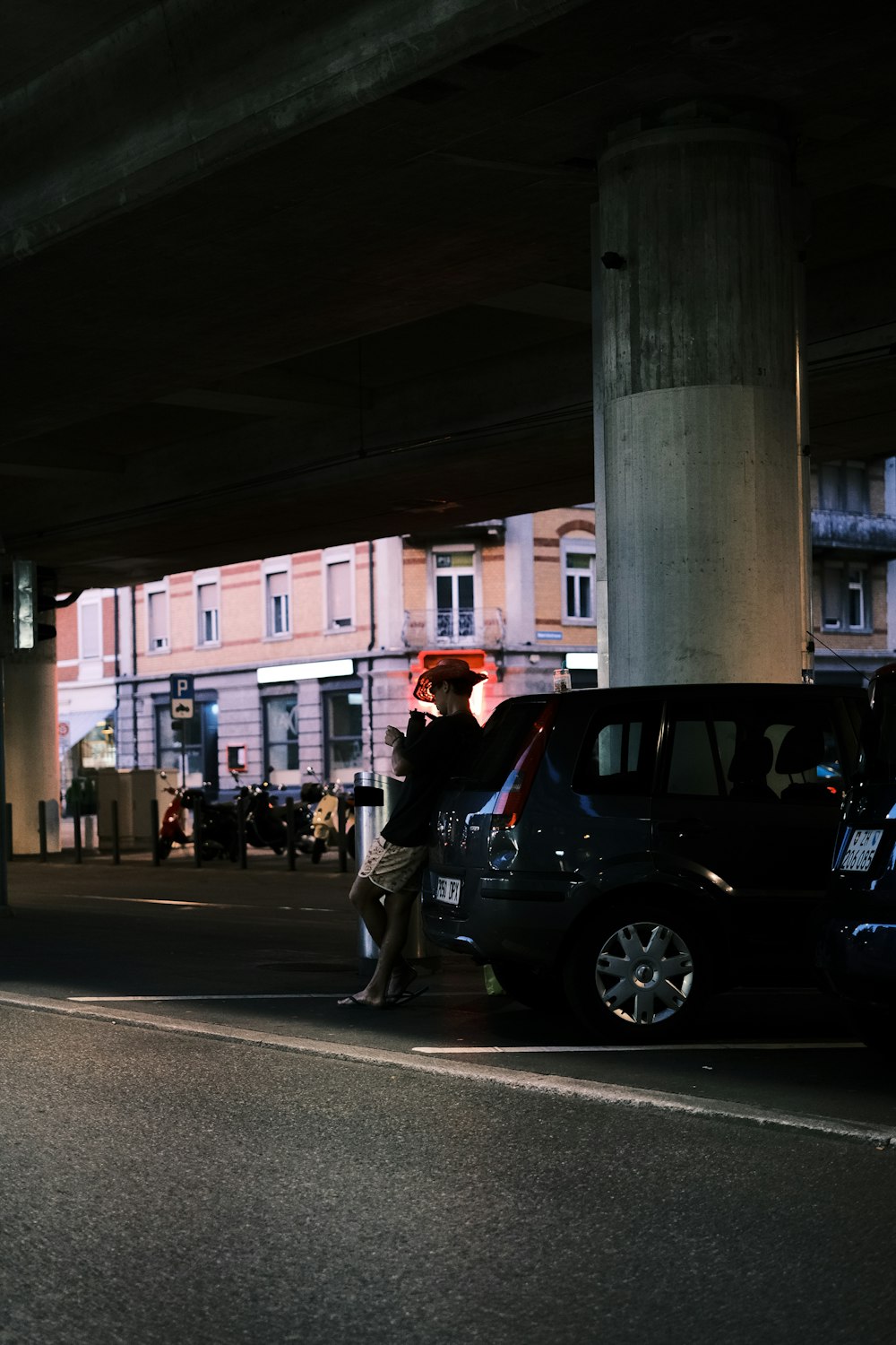 a man and woman kissing