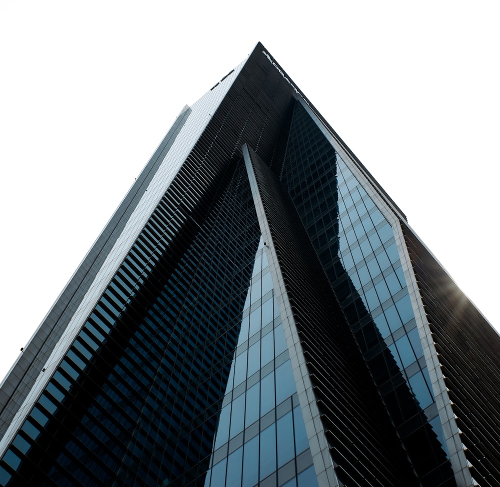 a low angle view of a building