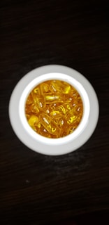 a glass of liquid
