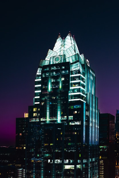 a tall building with many windows