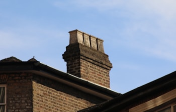 Roof inspection on a uk chimney