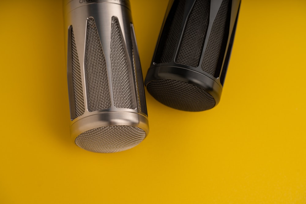 a close-up of a speaker