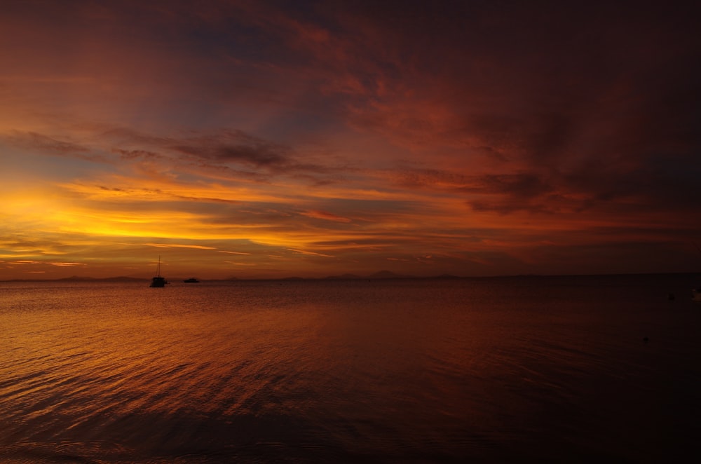 a boat in the water