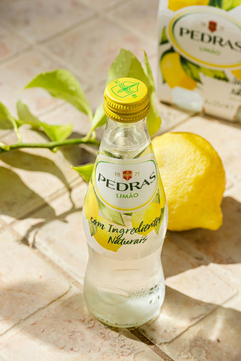 a bottle of lemonade