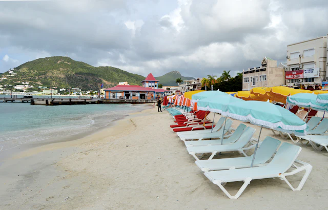Great Bay Beach at Philipsburg, St. Maarten