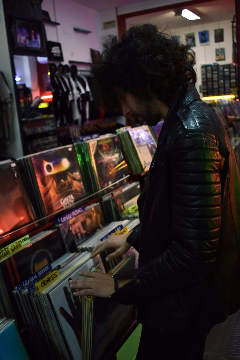 a person playing a video game