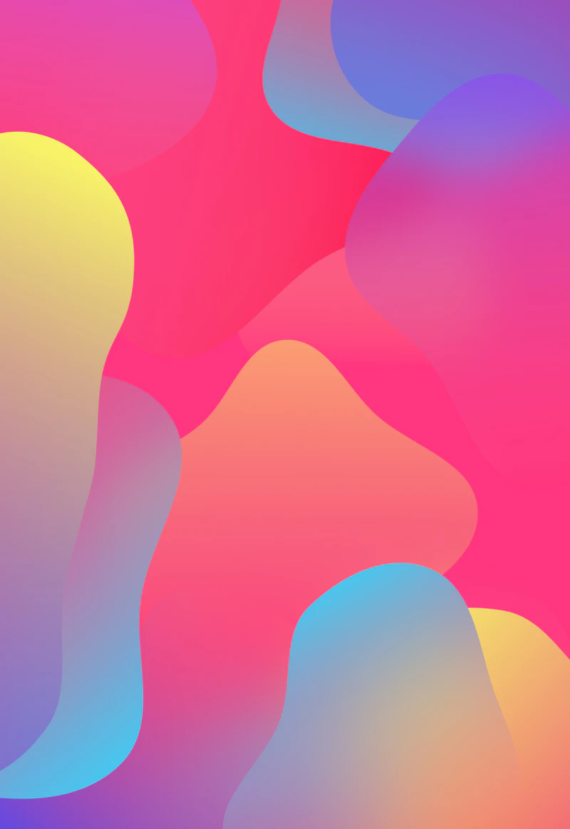 Vibrant abstract gradient creative showcase
