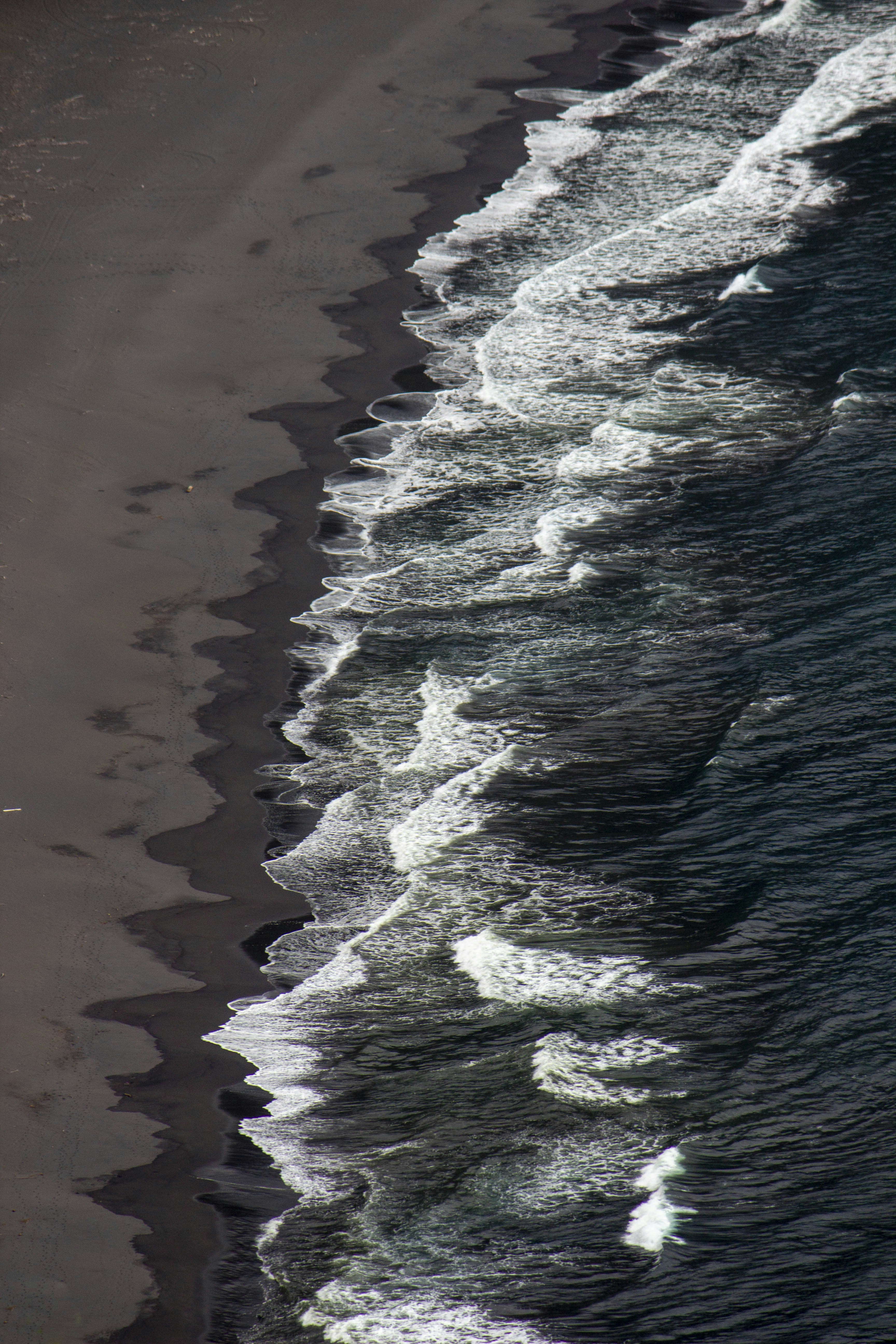 Black Sand Beach from above