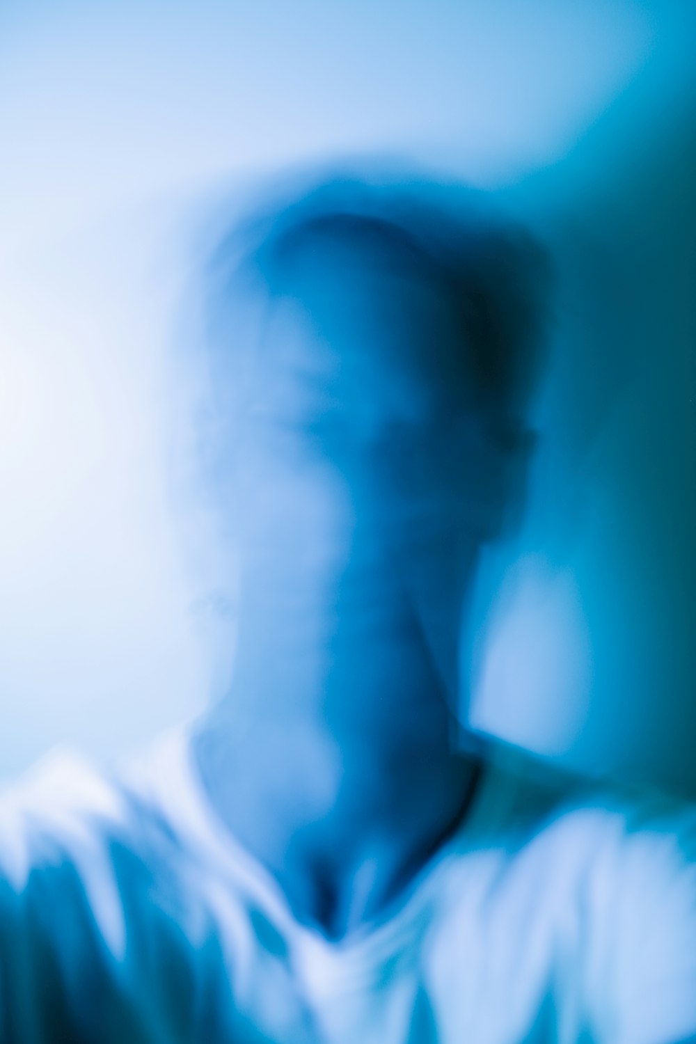 a blurry image of a person