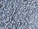 a large pile of small rocks