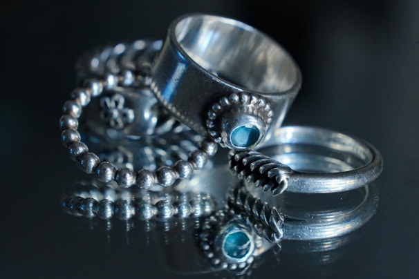 a close-up of a ring