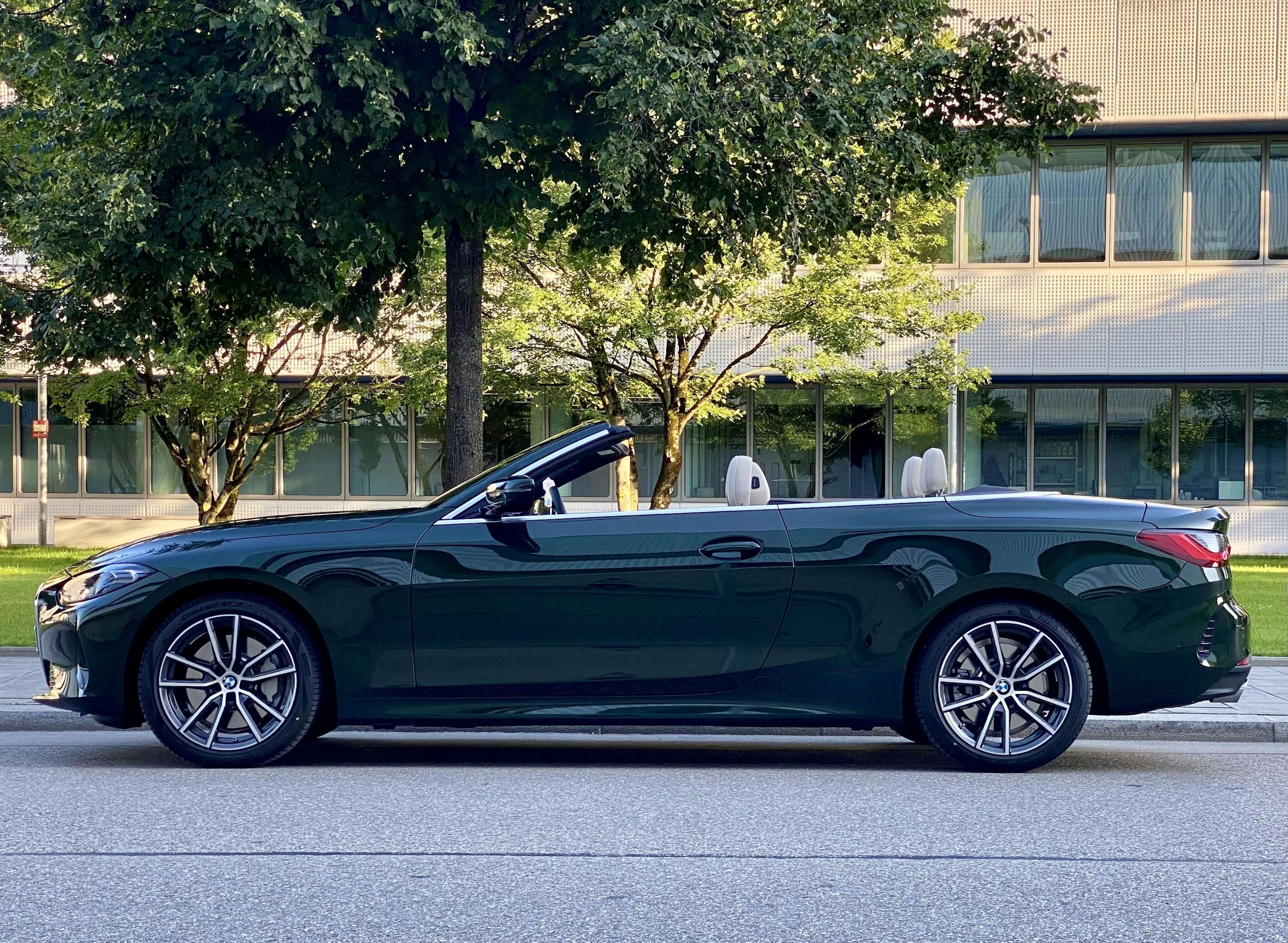 a car parked on the side of the road