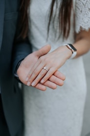 a woman holding her hand out