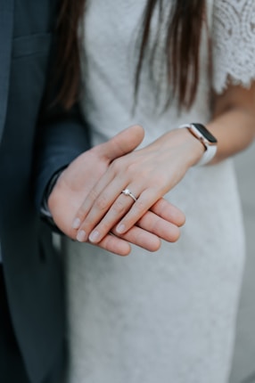 a woman holding her hand out