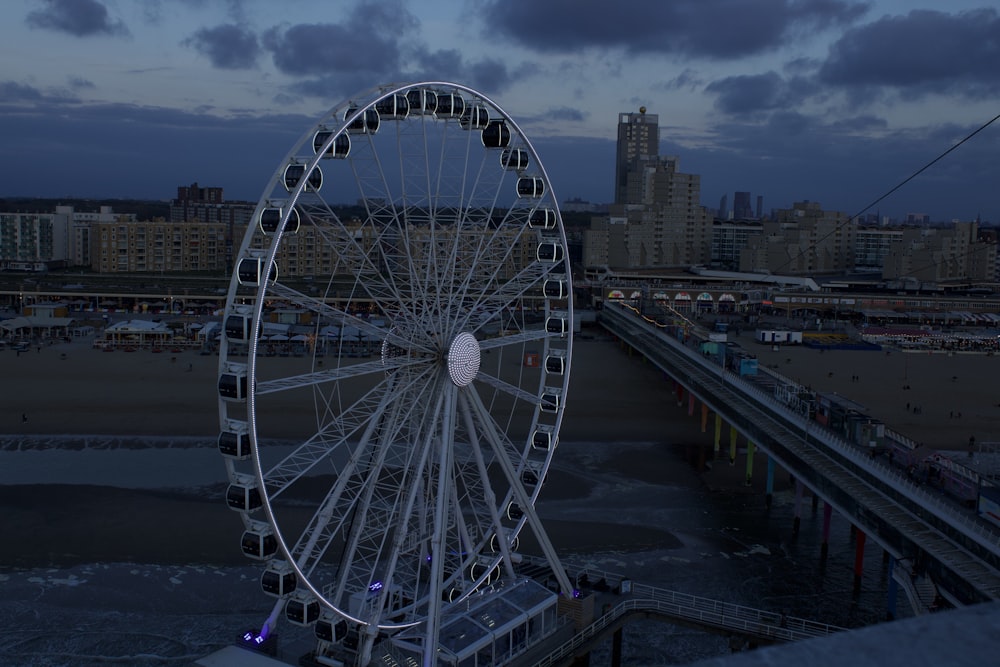 a large ferris wheel