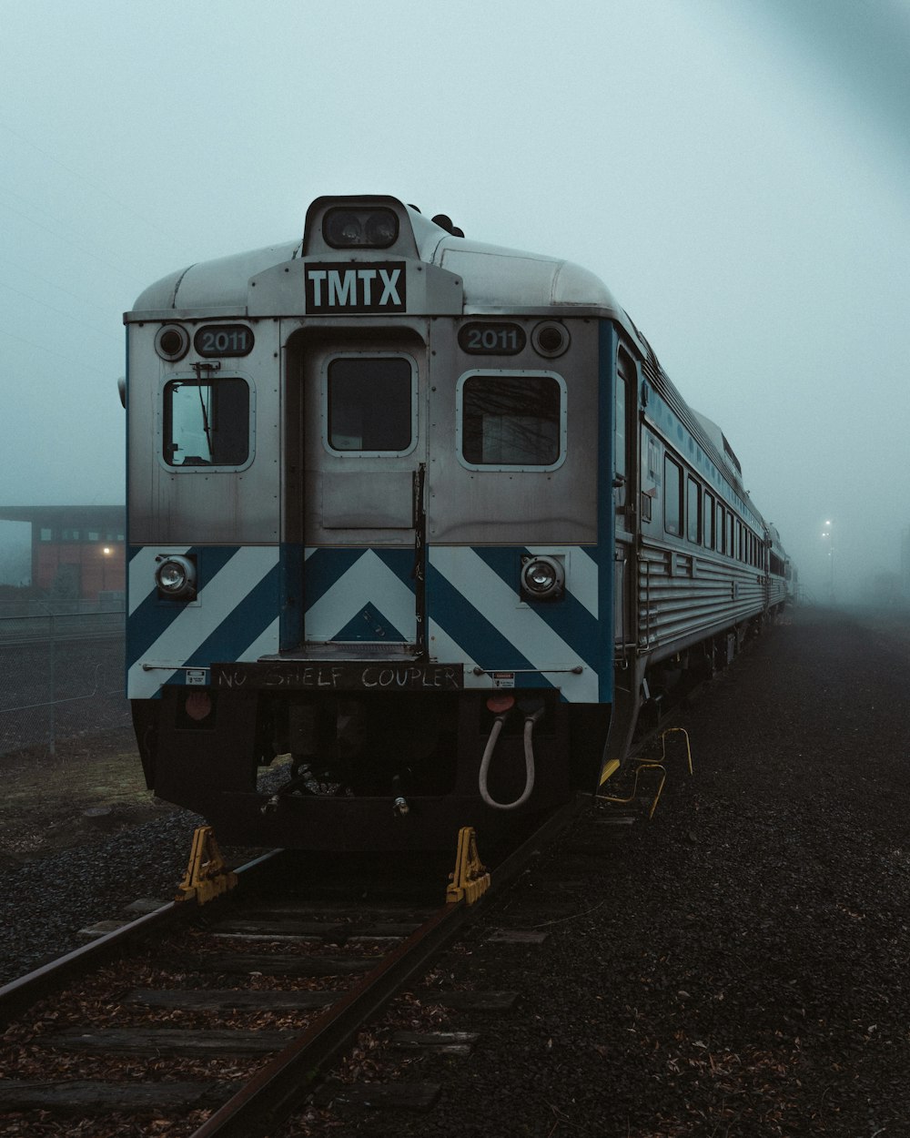 a train on the railway tracks