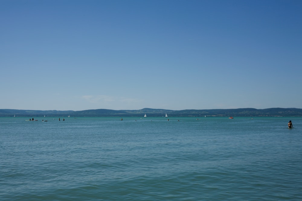 a body of water with boats in it