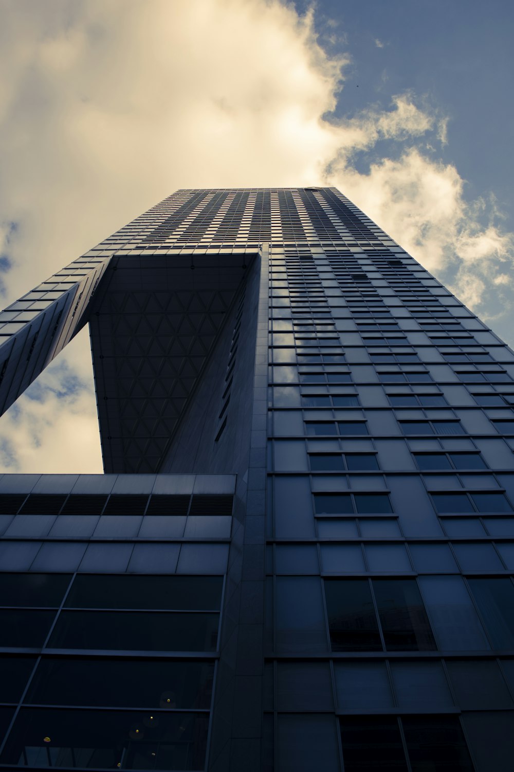 a low angle view of a building