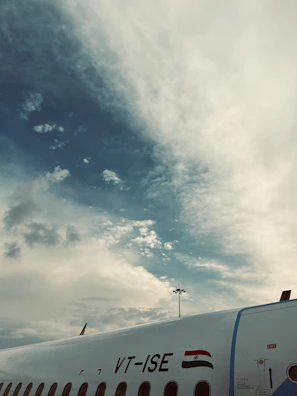 A cargo plane with flags of India and partner countries painted near the cockpit.