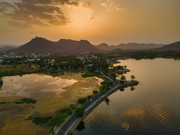Evening at Fateh Sagar Lake