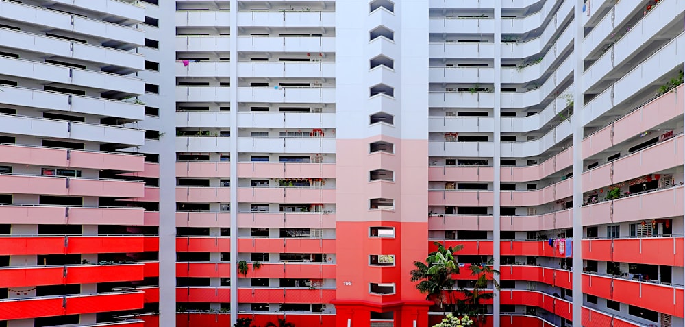 a building with many windows