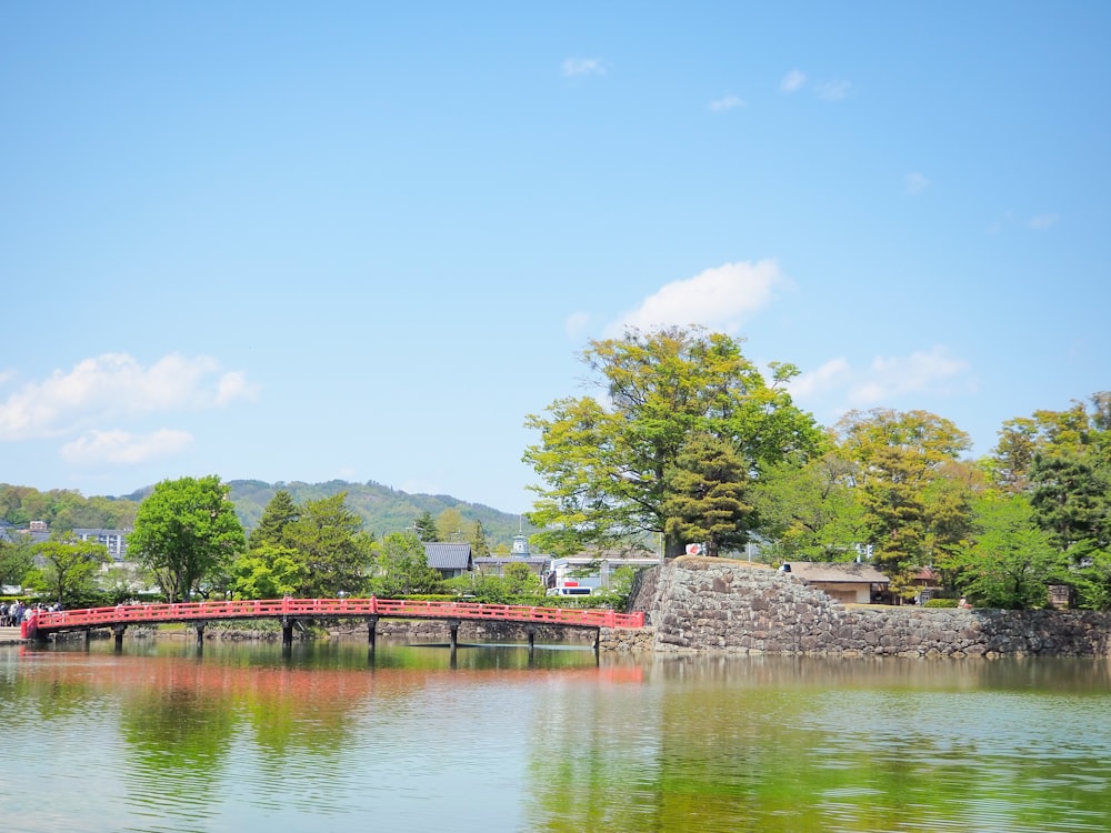 a bridge over a body of water