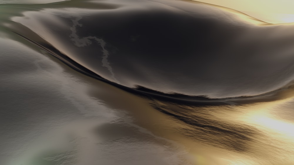 a close-up of a wave