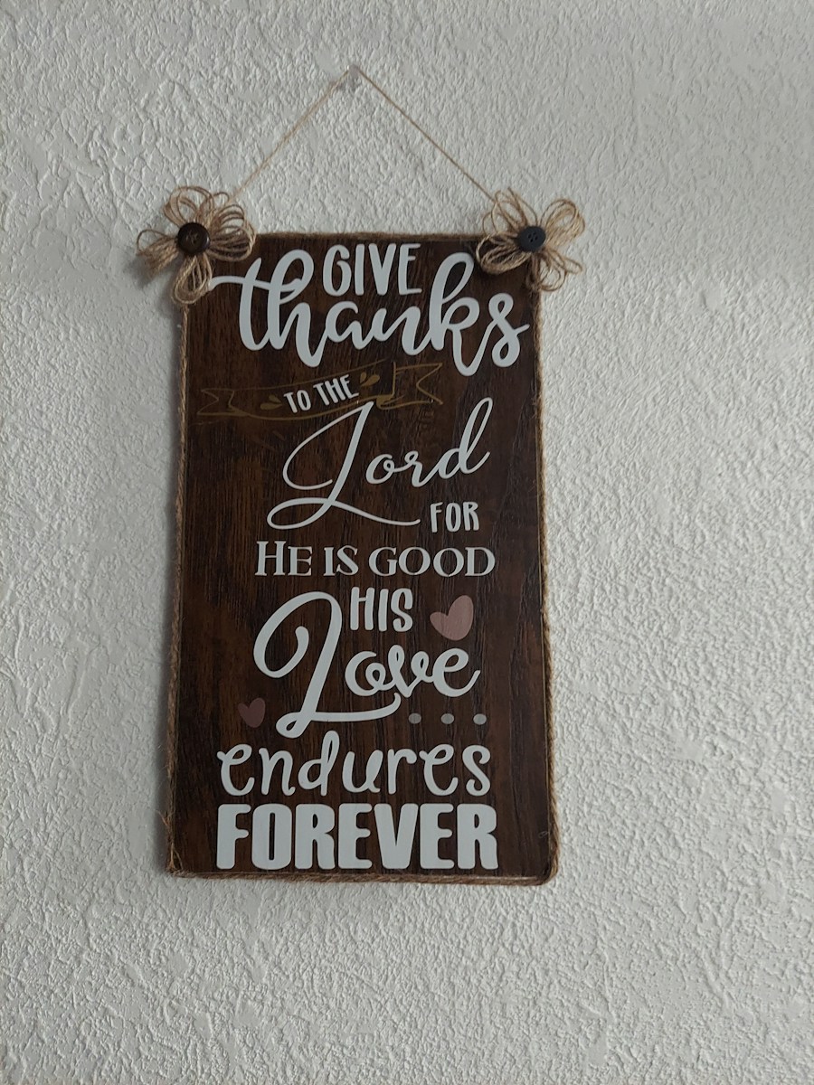 "Give Thanks" Wall Art