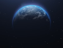 a planet in space