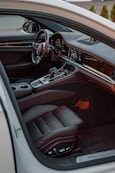the interior of a car