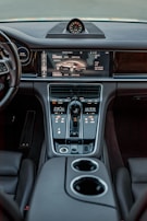 the inside of a car