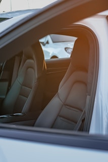the inside of a car