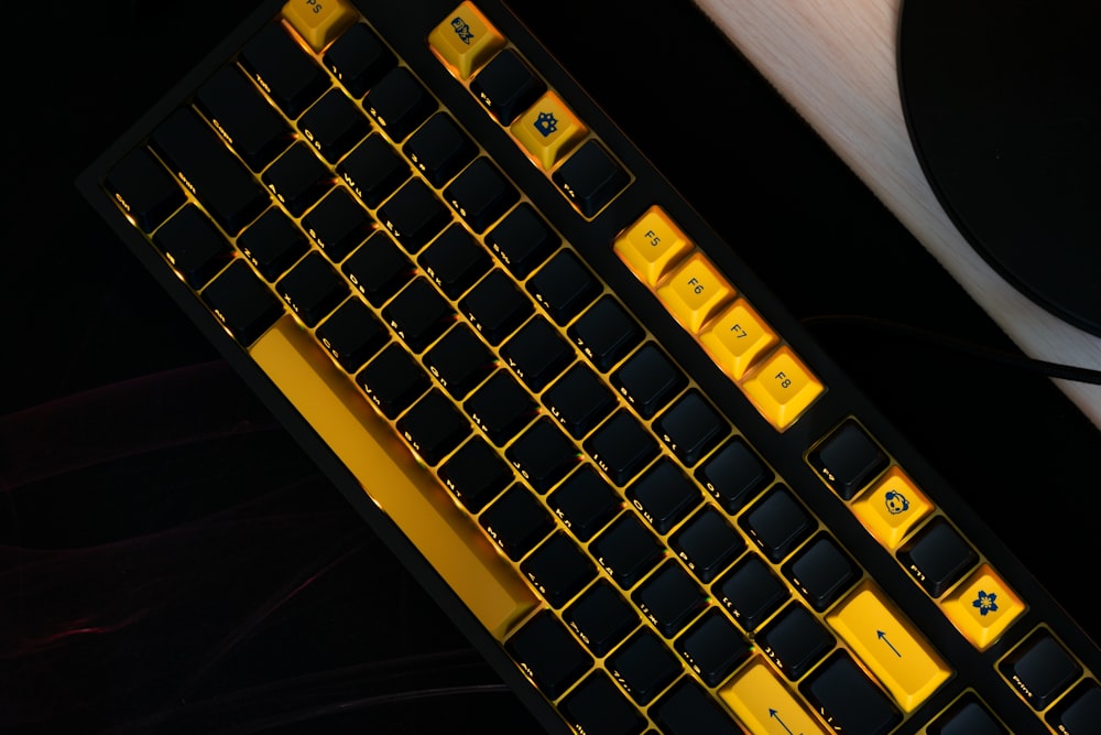 a close-up of a keyboard