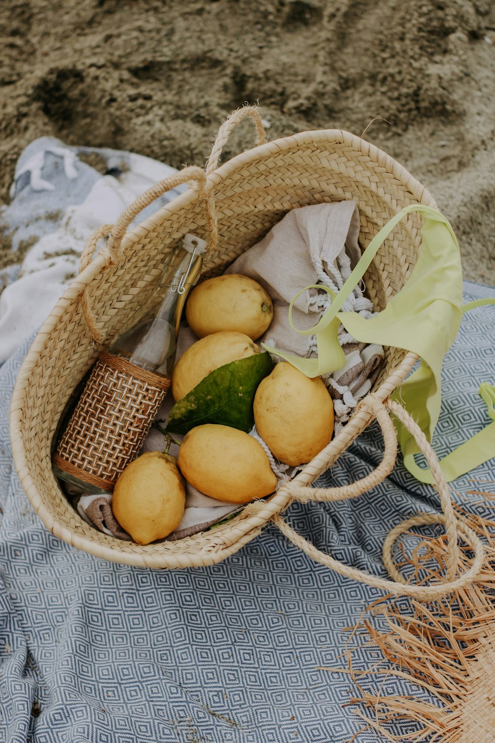 a basket of food