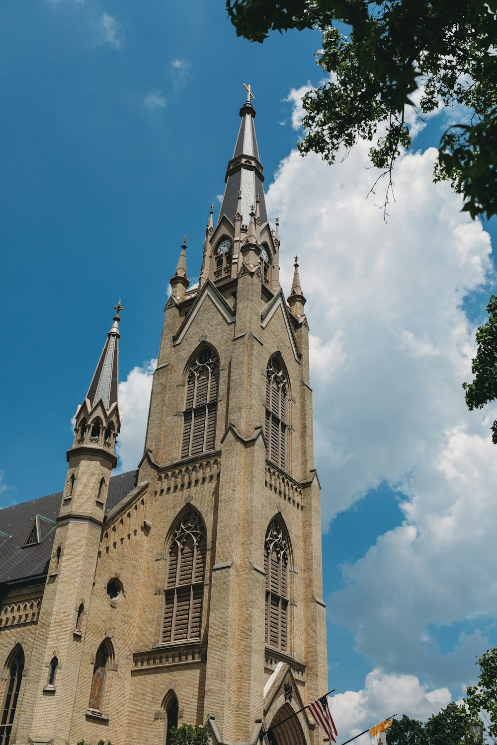 a tall building with a tower