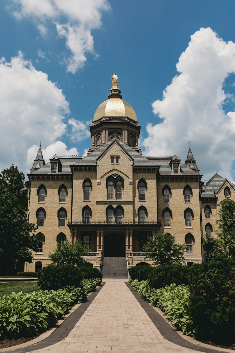 a large building with a domed roof