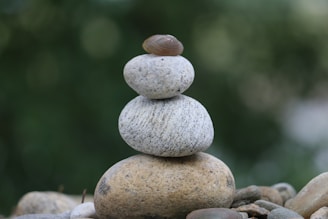 a stack of rocks
