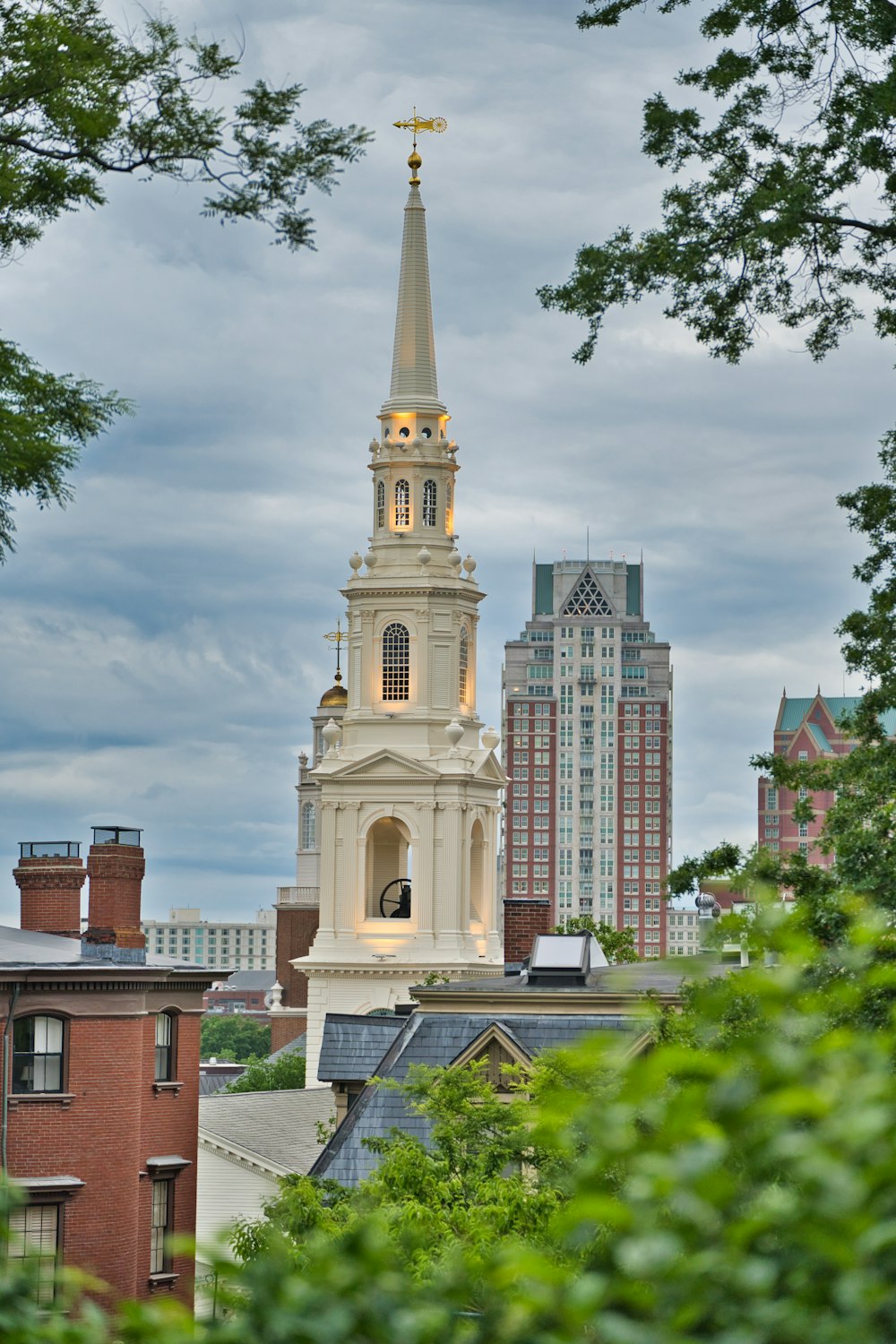 a tall building with a tower