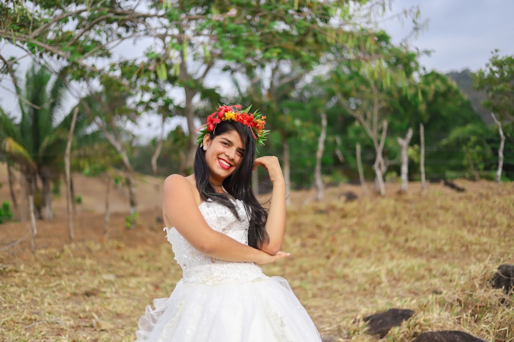 a person in a white dress