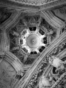 a close-up of a ceiling fan