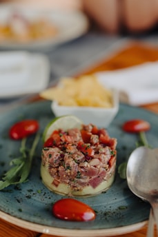 Tartar de salmón