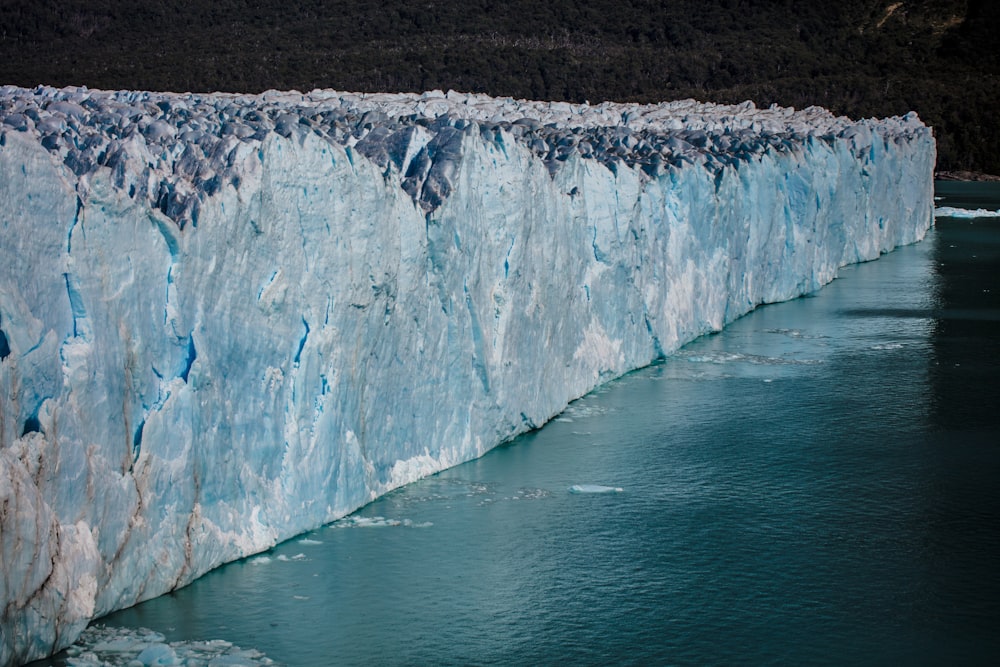 a large ice cave