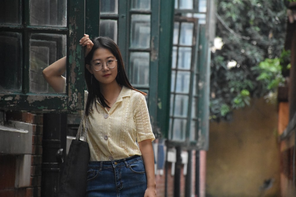 a woman posing for a picture